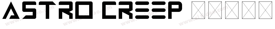 Astro Creep 2字体转换